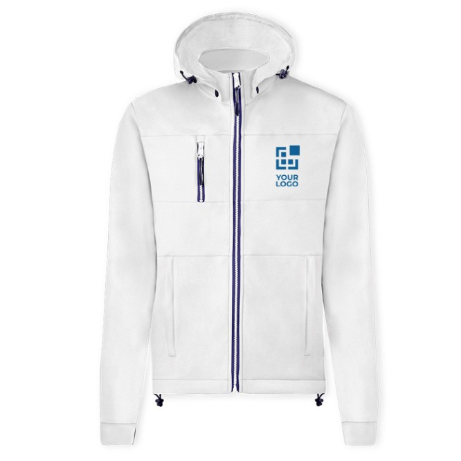 Softshell jas met hoge kraag en micropolar binnenkant 300 g/m2
