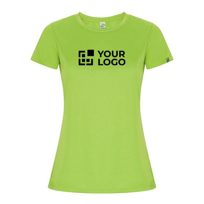Sportshirt van 50% gerecycled polyester voor dames 135 g/m2 Roly
