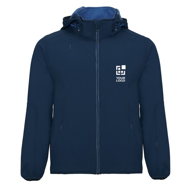 Unisex softshell jas van polyester en elastaan 300 g/m2 Roly