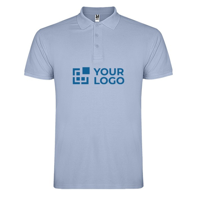 Poloshirt van katoen piqué voor heren met korte mouwen 200 g/m2 Roly