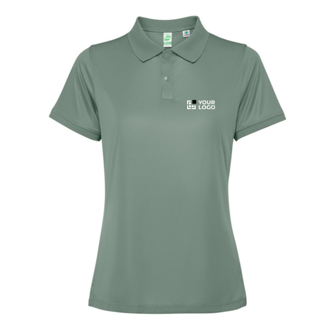 Dames polo van gerecycled polyester 125 g/m² Roly Direct Tormo 