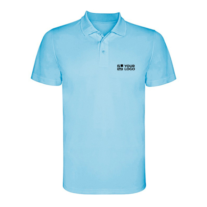 Polo van piqué polyester korte mouwen 150 g/m² Roly Direct Monzha 
