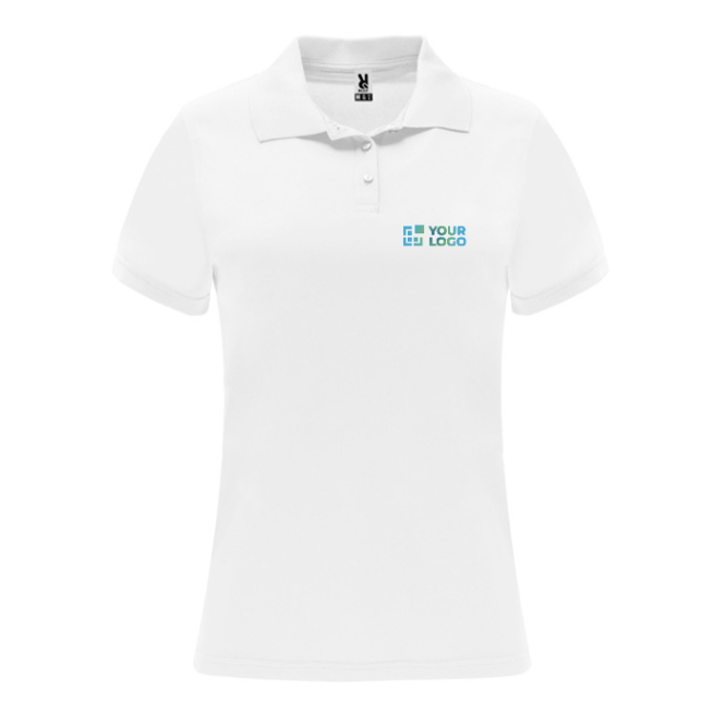 Dames polo van piqué polyester 150 g/m² Roly Direct Monzha 