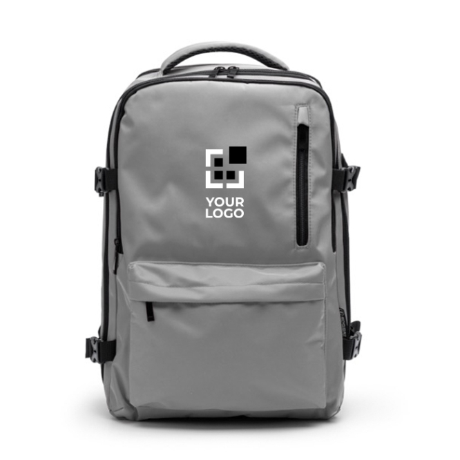 Reisrugzak van waterafstotend gerecycled polyester voor 16 inch laptop