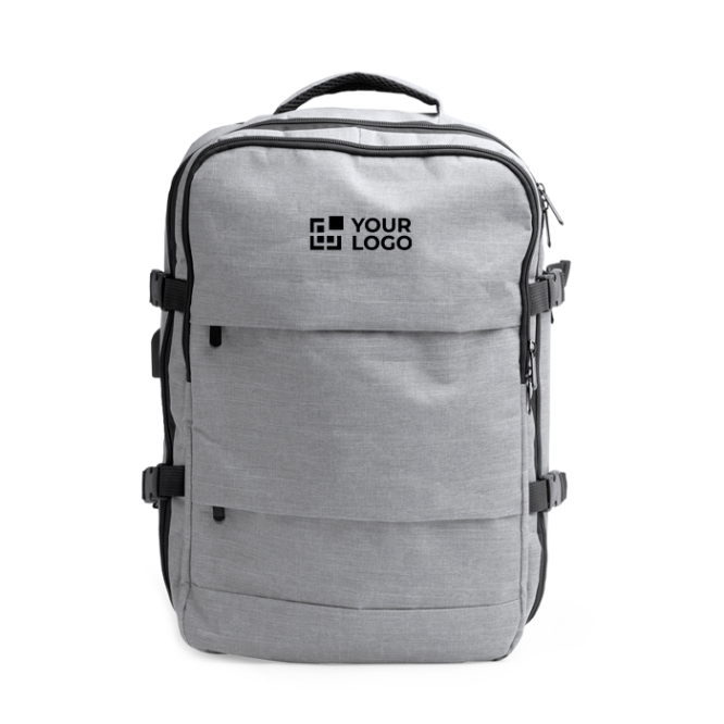 RPET rugzak met USB-poort en laptopvak 17,3