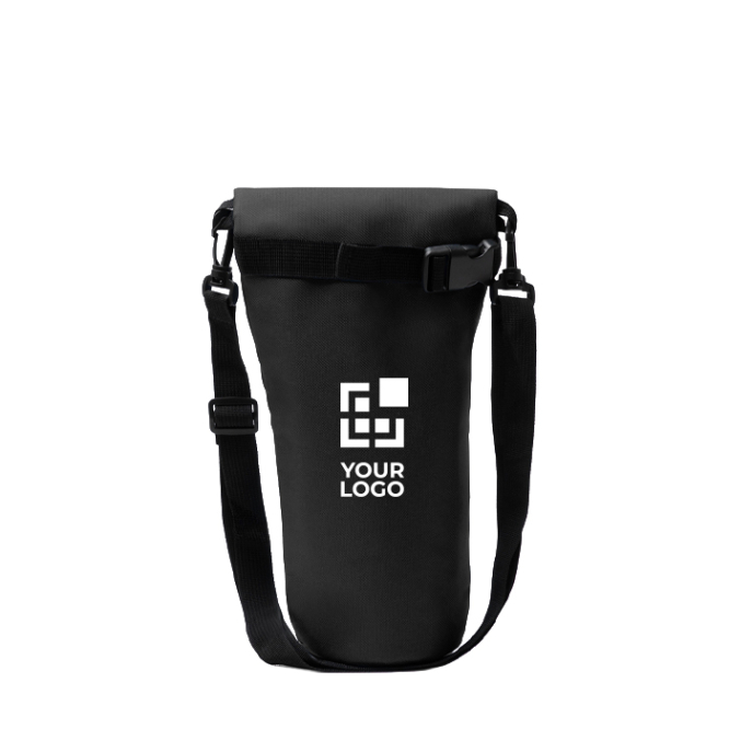 Flessenkoeltas met schouderband en ritssluiting 1 L