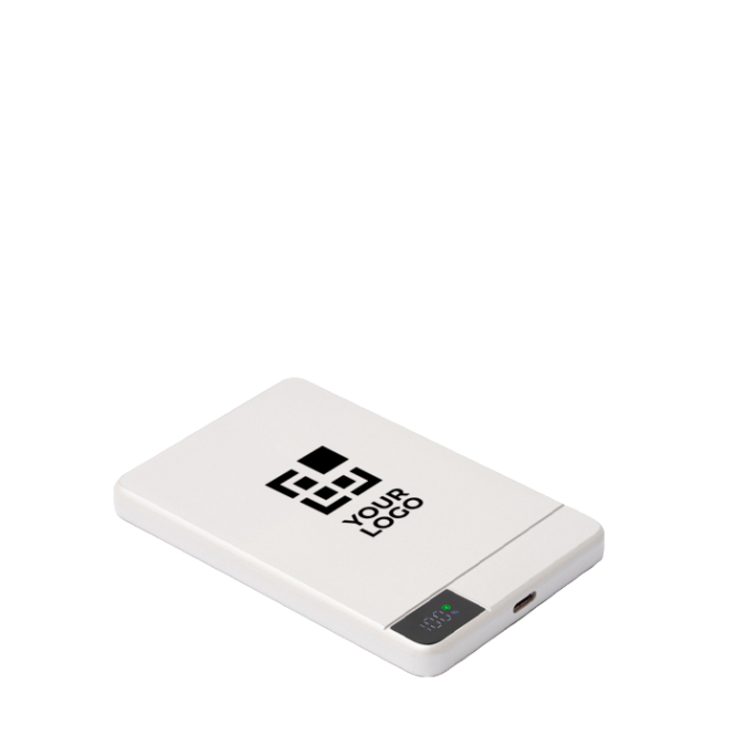 Magnetische powerbank van aluminium met snelladen 5.000 mAh