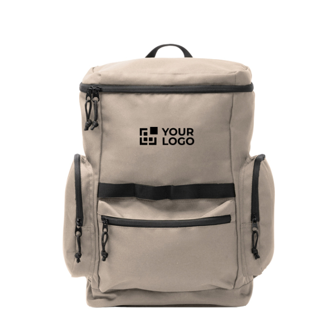 Eco-reisrugzak met opening aan de bovenkant en voorvak 12''