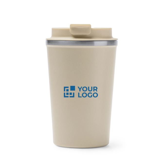 Thermobeker van roestvrij staal met schroefdeksel, lekvrij 450 ml