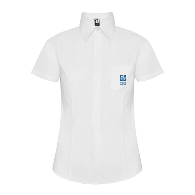 Werkshirt met korte mouwen van polyester 130 g/m² Roly Sofia 