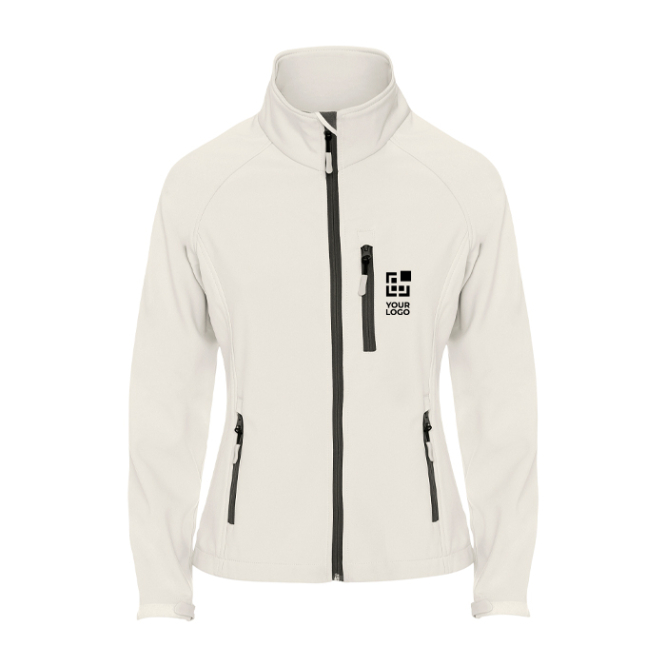 Softshell jas voor dames 300 g/m² Roly Direct Antartida 