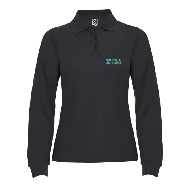Dames polo met lange mouwen 220 g/m² Roly Direct Estrella 
