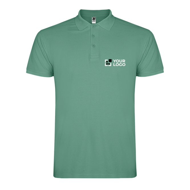 Heren poloshirt van piqué katoen 200 g/m² Roly Direct Star 