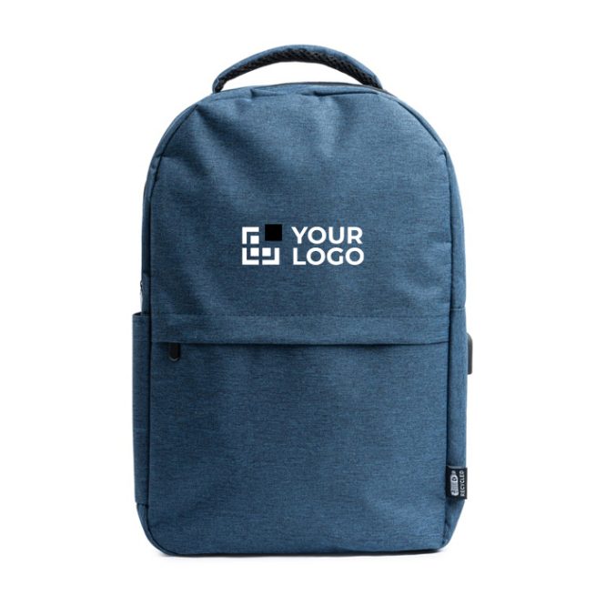 Rugzak van 600D gerecycled polyester met laptopvak