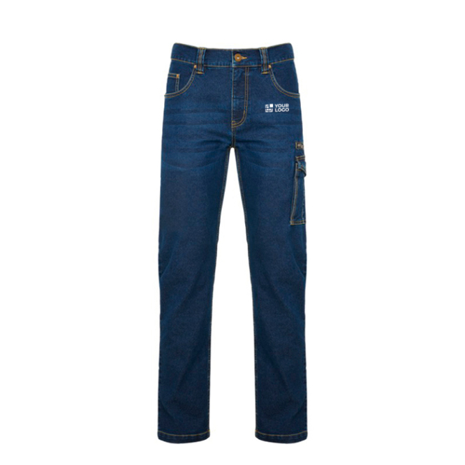 Werkjeans van katoen en polyester 370 g/m² Roly Raptor 