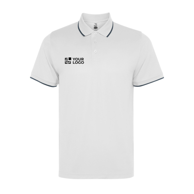 Technische polo met korte mouwen en rib 200 g/m2 Roly Direct Sian