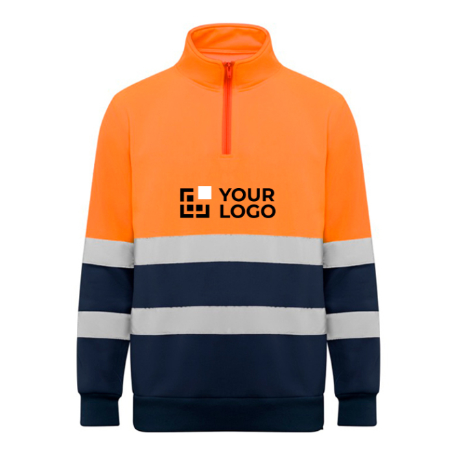 Sweater met hoge zichtbaarheid van fleece 280 g/m² Roly Spica 