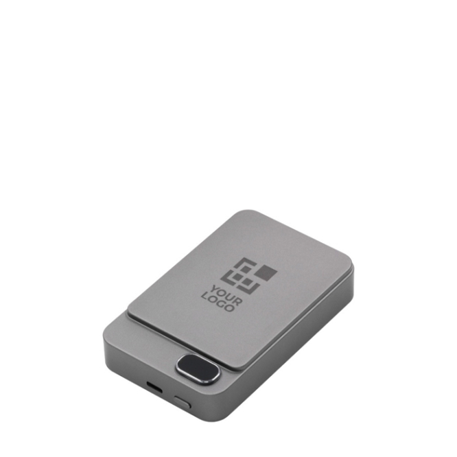 Draadloze en magnetische powerbank, 10.000 mAh, BrandCharger