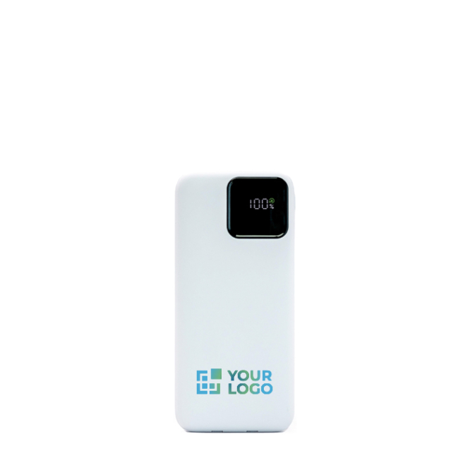 Draagbare rechthoekige powerbank 10.000 mAh - BrandCharger