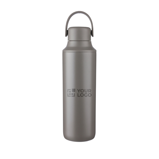 Drinkfles van roestvrij staal 500ml met dubbele sluiting