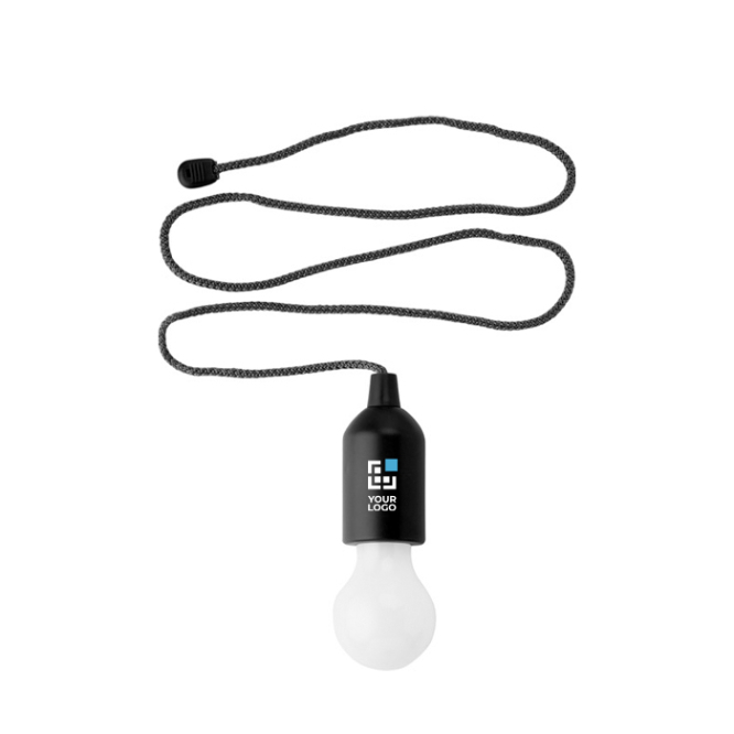 Personaliseerbare LED-lamp in kleuren met bijpassend ophangtouw