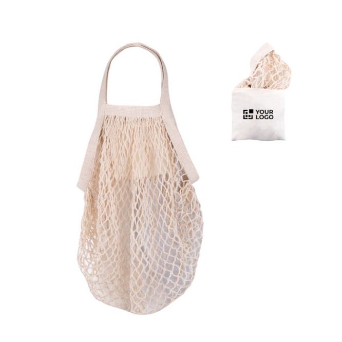 Katoenen mesh tas van organisch katoen 100 g/m2 - Organic Cotton