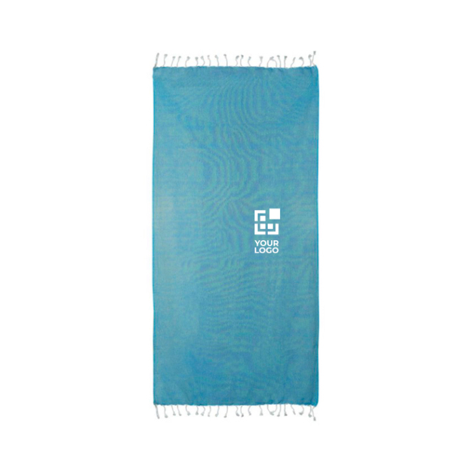 Pareo handdoek van katoen en polyester in één kleur 170 g/m²