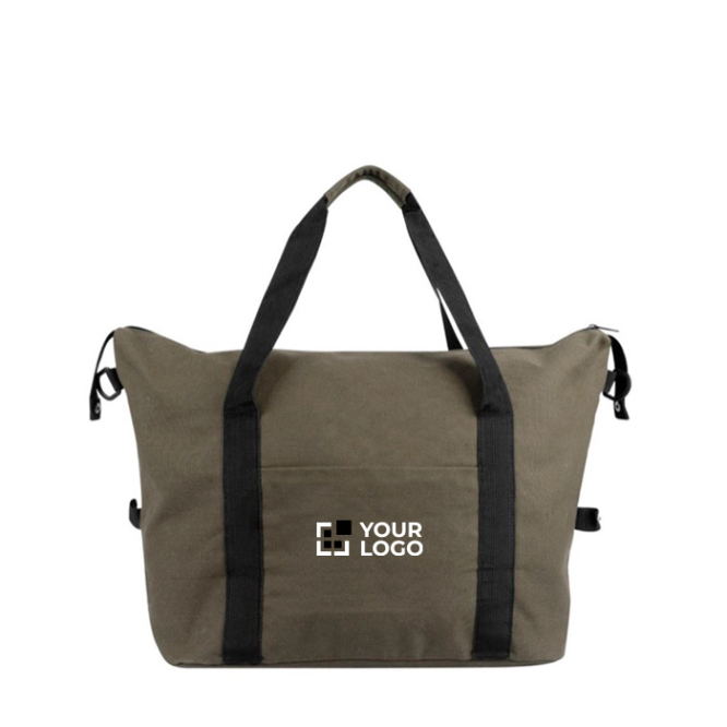 RPET canvas tas, ideaal voor op de trolley 460 g/m²