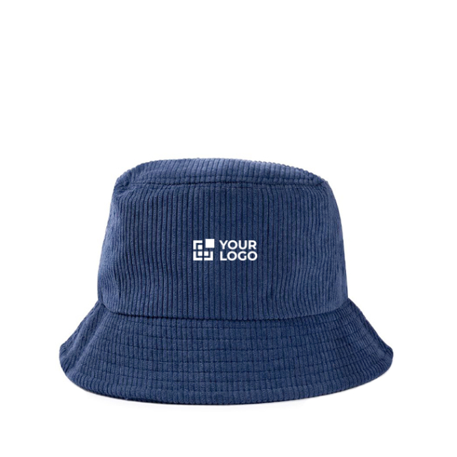 Unisex bobhoed van zachte corduroy om te personaliseren