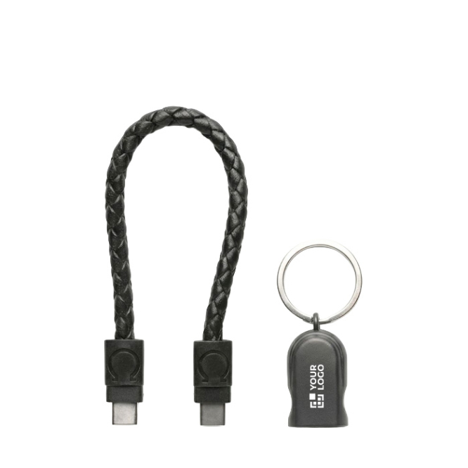 Snellaad-sleutelhangerkabel met type USB-C