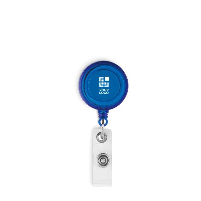 Badgehouder voor beurzen kleur blauw