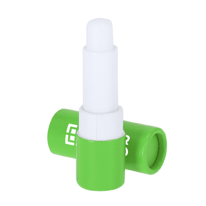 Lippenbalsem met SPF 15 in FSC-gecertificeerde verpakking van gerecycled karton