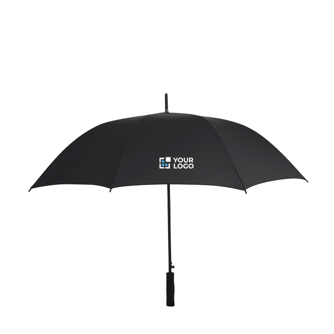 Windbestendige RPET-polyester automatische paraplu met logo, Ø120 cm