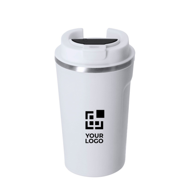 RVS beker van gerecycled staal met temperatuurindicator 400 ml