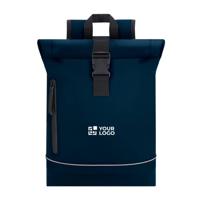 Oprolbare rugzak met reflecterende strip en sluiting 15