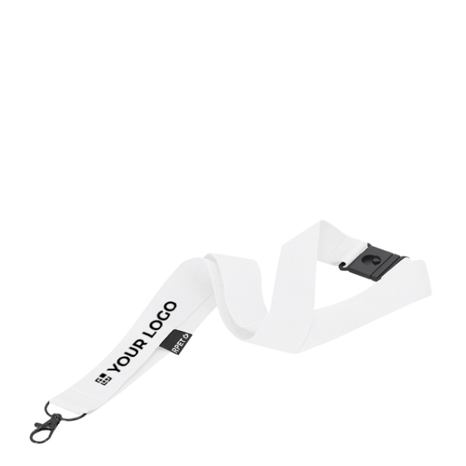 Klassieke lanyard van polyester met veiligheidsluiting