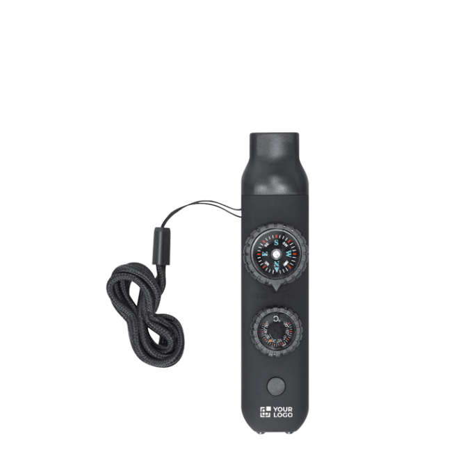 6-in-1 overlevingsfluit met ledlamp en koord