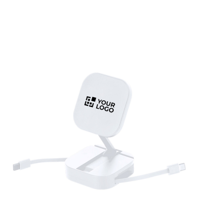 2-in-1 oplaadkabel van kunststof met magnetische standaard