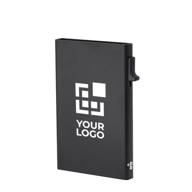 Aluminium kaarthouder met magnetische bevestiging en RFID