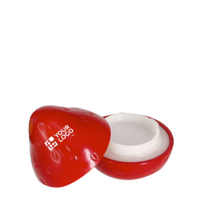 Lippenbalsem in fruitdesign-etui met vanillegeur SPF15