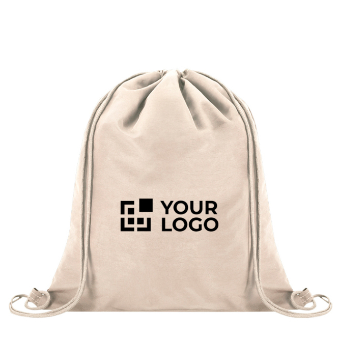 Koordrugzak van zacht nylon om te bedrukken 135 g/m²