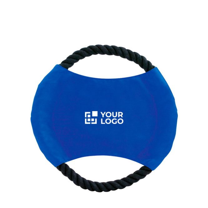 Frisbee met stevig katoenen touw, ideaal voor huisdieren