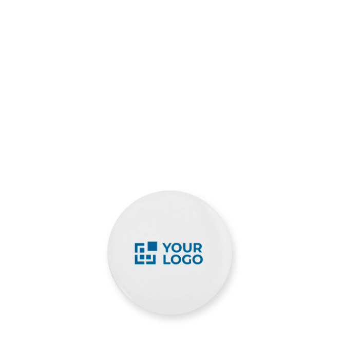 Ronde pin met glanzende afwerking en veiligheidsspeldsluiting