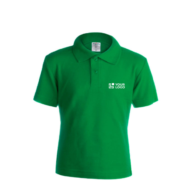 Katoenen polo met logo, 180 g/m2 weergave met jouw bedrukking