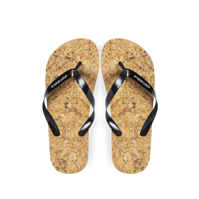 Slippers met EVA-zool en kurkeffect - Cork Design 