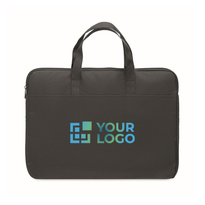 Klassieke laptoptas van gerecycled polyester 15 inch