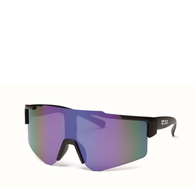 Sportzonnebril met spiegelglazen en UV400-bescherming