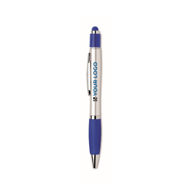 Balpen met antistressfunctie aan de bovenkant, blauwe inkt
