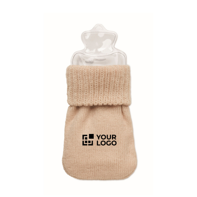 Klein polyester handwarmer met warmwatersysteem