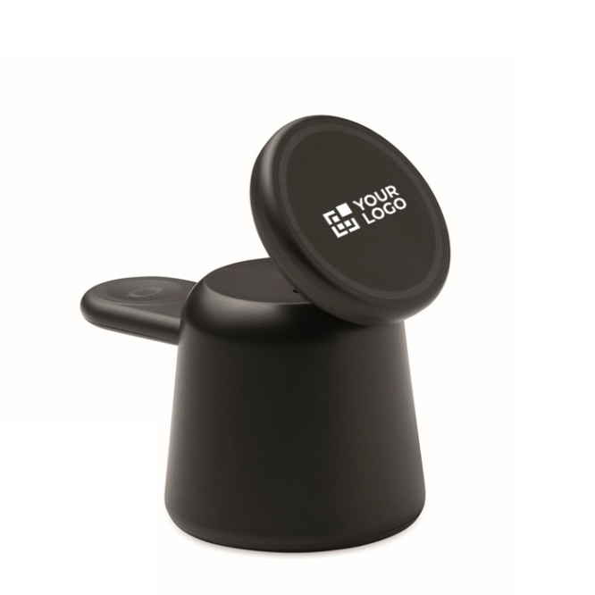 Oplader voor telefoon en Apple®-horloge met mobielhouder